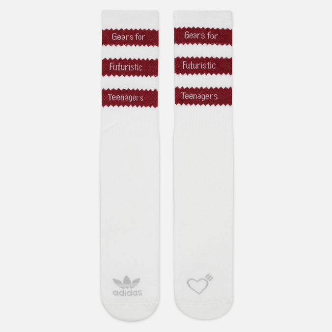 

Носки adidas Originals x Human Made Tube белый, Размер 43-45 EU, x Human Made Tube