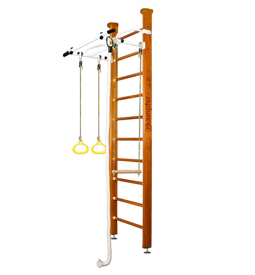 

Шведская стенка Kampfer Helena Ceiling (№3 Классический Стандарт белый турник), Helena Ceiling