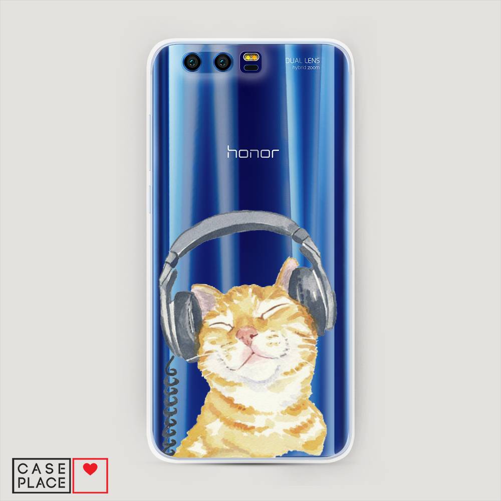 

Чехол Awog "Кот меломан" для Honor 9