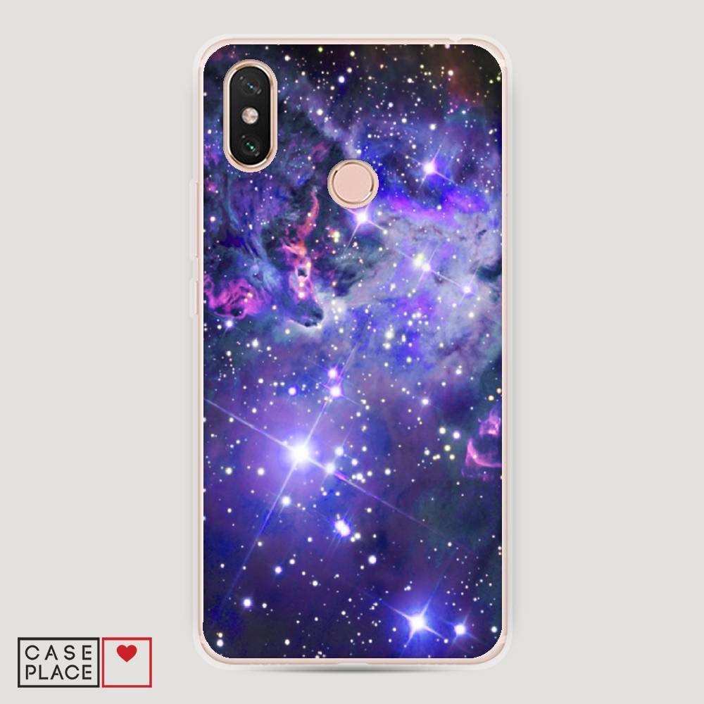 

Пластиковый чехол "Яркая галактика" на Xiaomi Mi Max 3