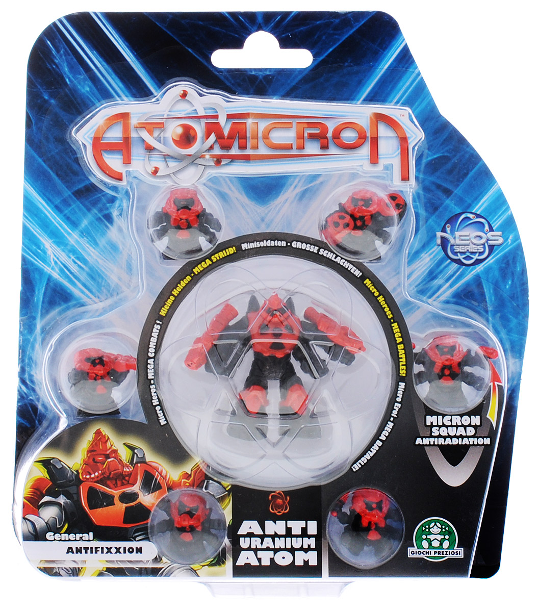 Набор фигурок Atomicron General Antifixxion 7 шт