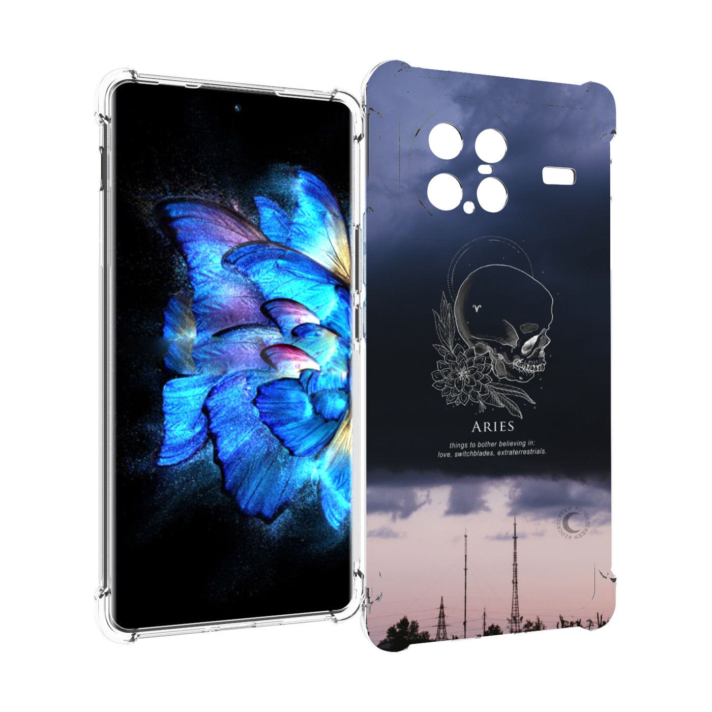 

Чехол MyPads знак-зодиака-овен-4 для Vivo X Note 5G, Прозрачный, Tocco