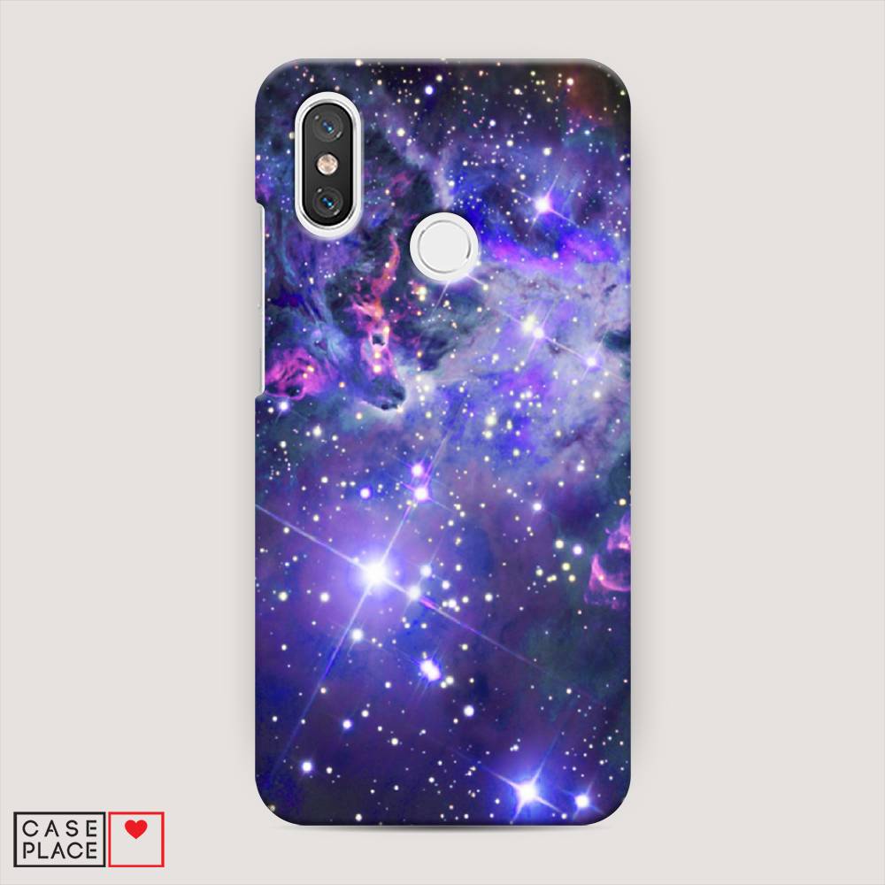 

Пластиковый чехол "Яркая галактика" на Xiaomi Mi 8, 33520-3