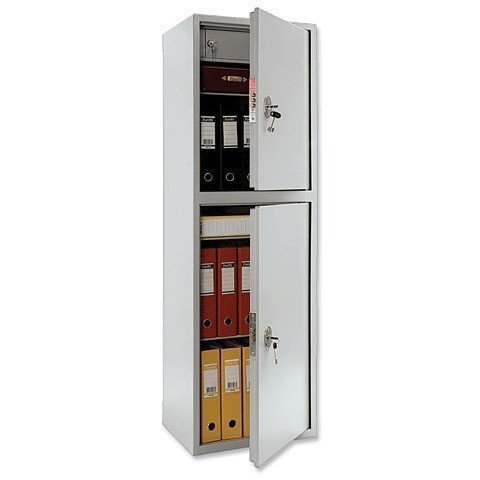 Шкаф металлический для документов ПРАКТИК "SL-150/2Т", 1490х460х340 мм, 36 кг, 2 отделения