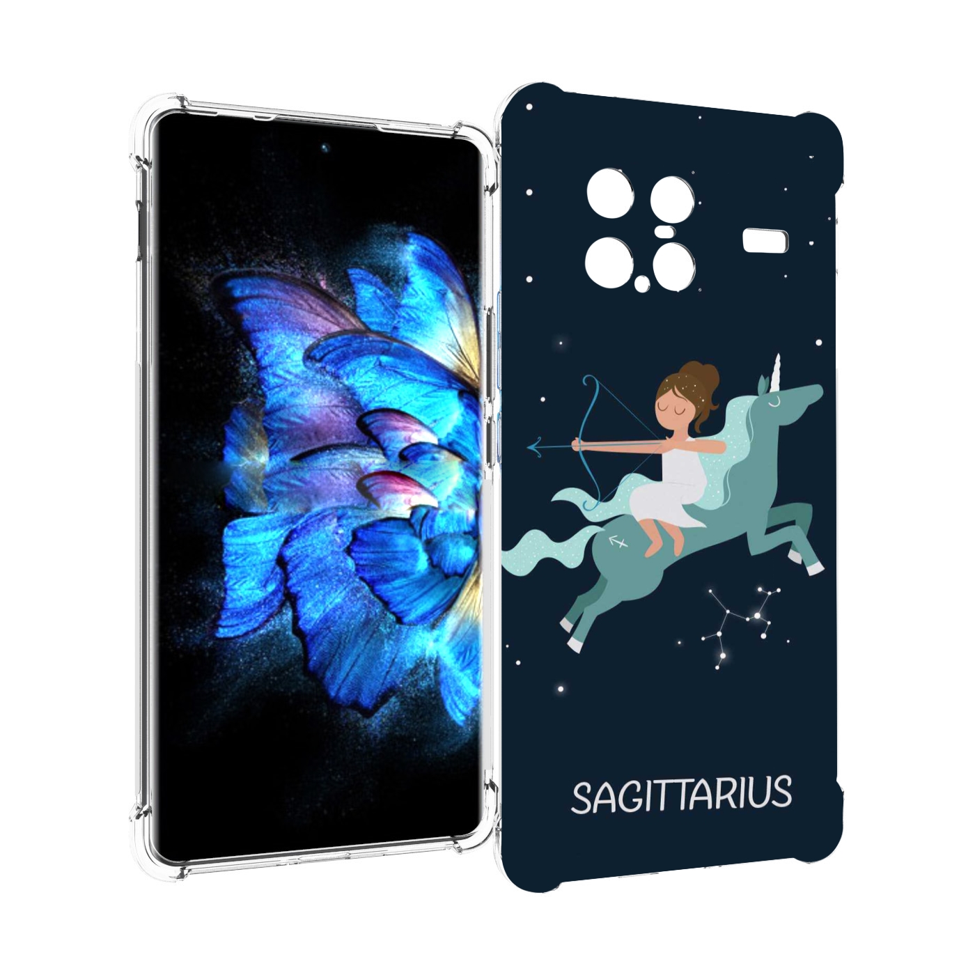 

Чехол MyPads знак зодиака стрелец 5 для Vivo X Note 5G, Прозрачный, Tocco