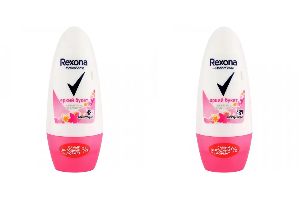 фото Део-шарик rexona яркий букет 50 мл 2 шт
