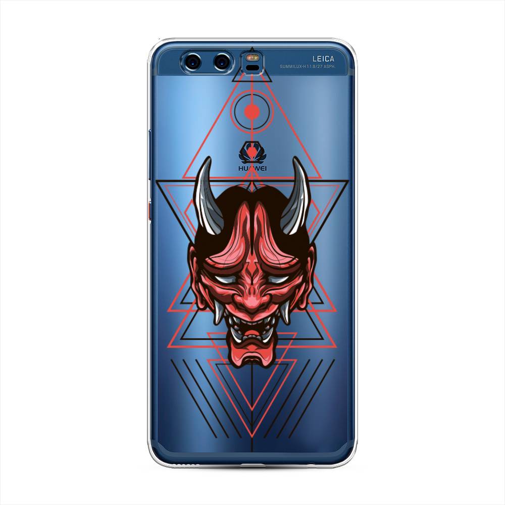 

Чехол для Huawei P10 Plus "Hanya Oni mask", Серый;красный;черный, 62350-4