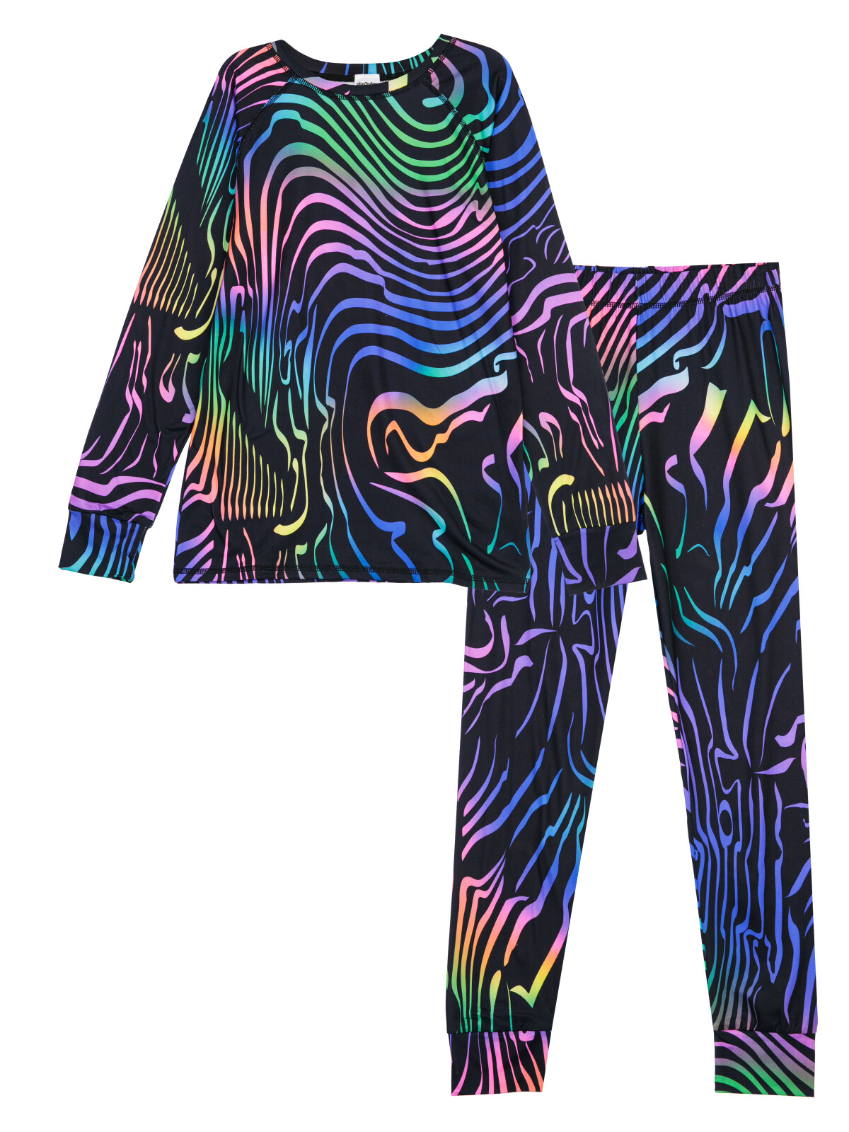 Термокомплект для девочек PlayToday: брюки, толстовка,, цветной, 152