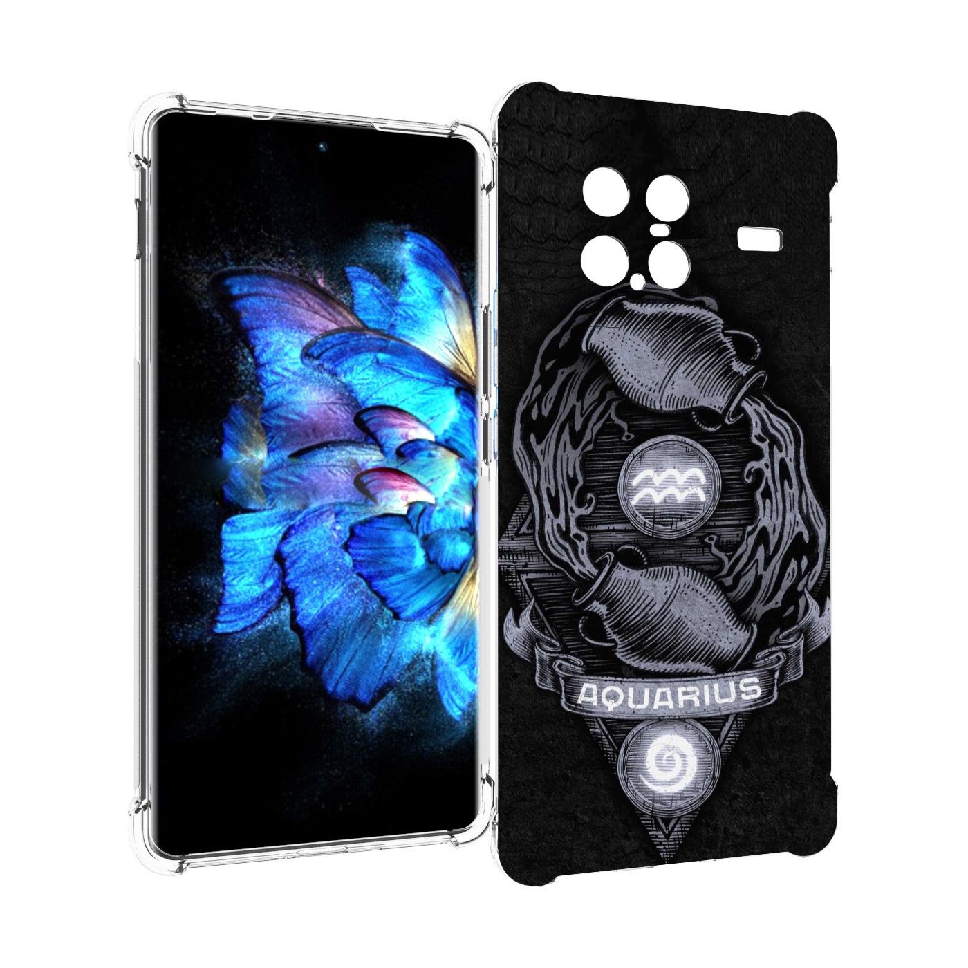 

Чехол MyPads знак зодиака водолеи 6 для Vivo X Note 5G, Прозрачный, Tocco