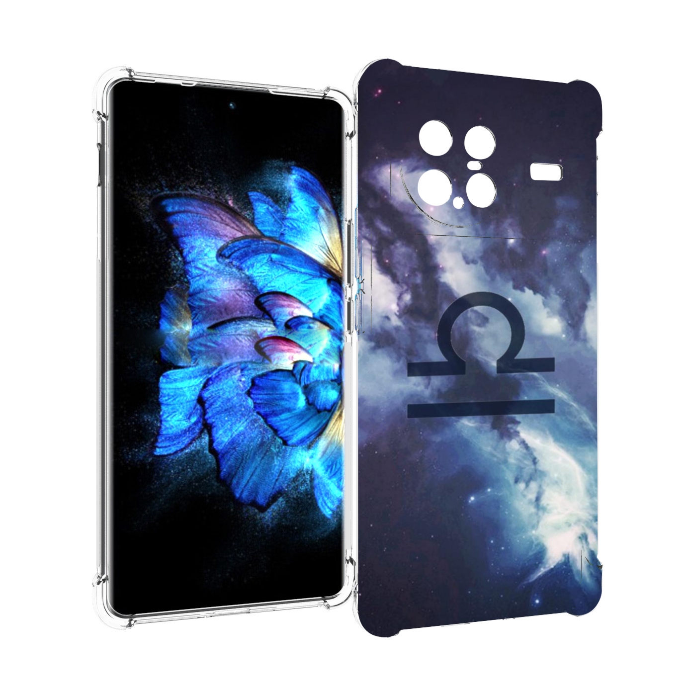 

Чехол MyPads знак зодиака весы 5 для Vivo X Note 5G, Прозрачный, Tocco
