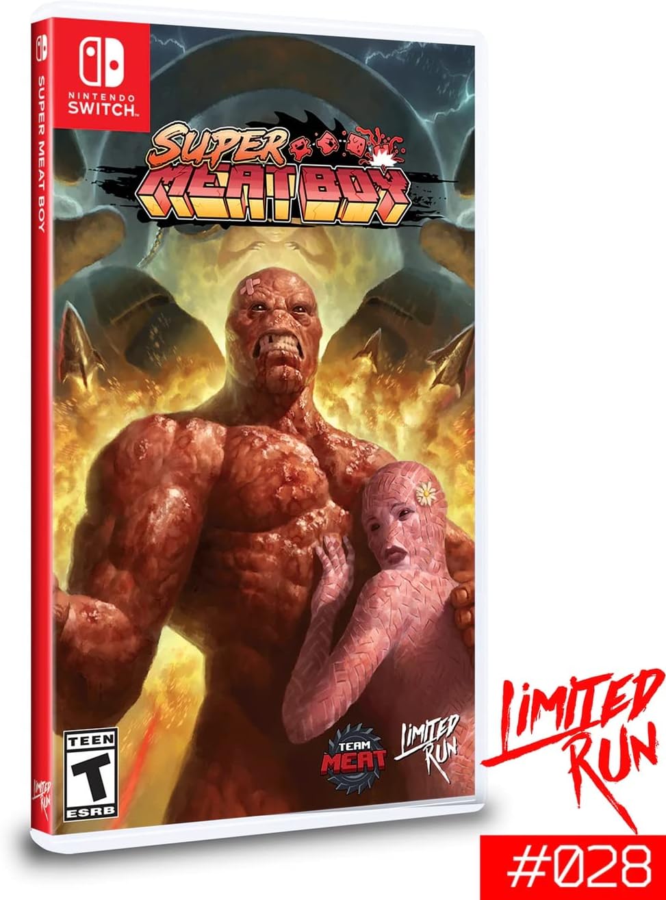 Игра Super Meat Boy (Nintendo Switch, полностью на английском языке)