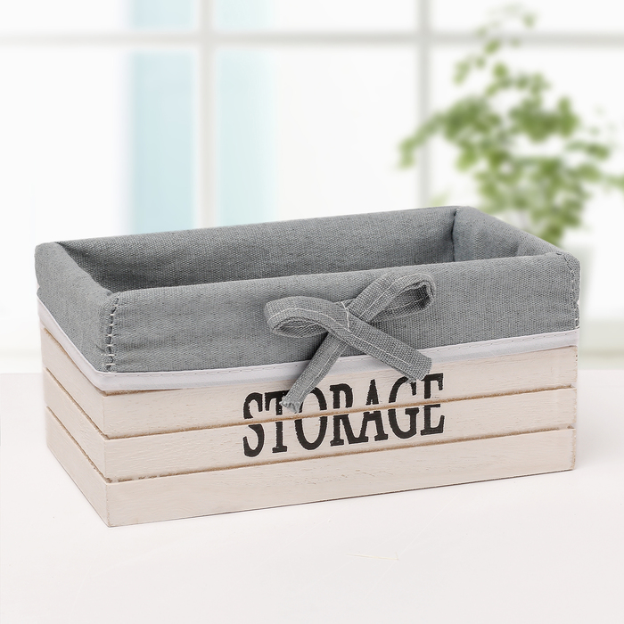 

Корзина для хранения Доляна Storage, 2819,511 см, цвет белый