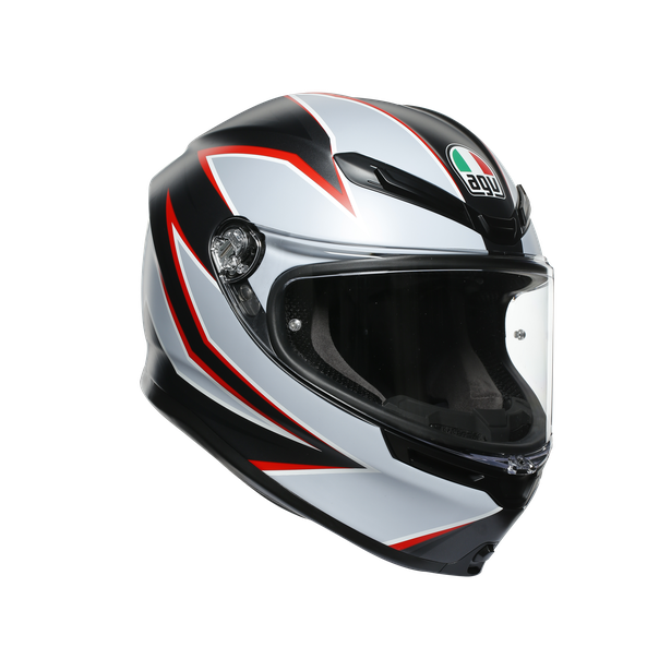 

Шлем AGV K-6 MULTI Flash Matt Black/Grey/Red XXL