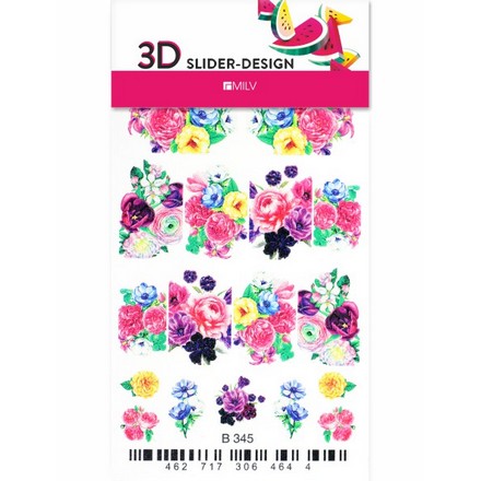 

3D-слайдер для ногтей Milv, B345