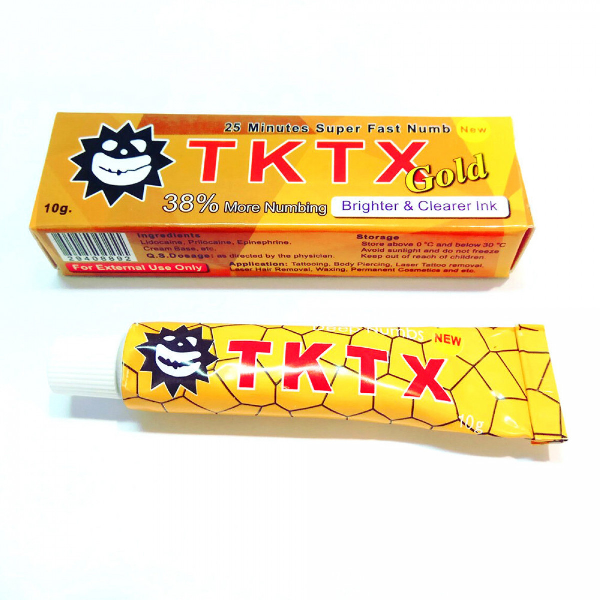 фото Охлаждающий крем tktx gold 38%, 10 г