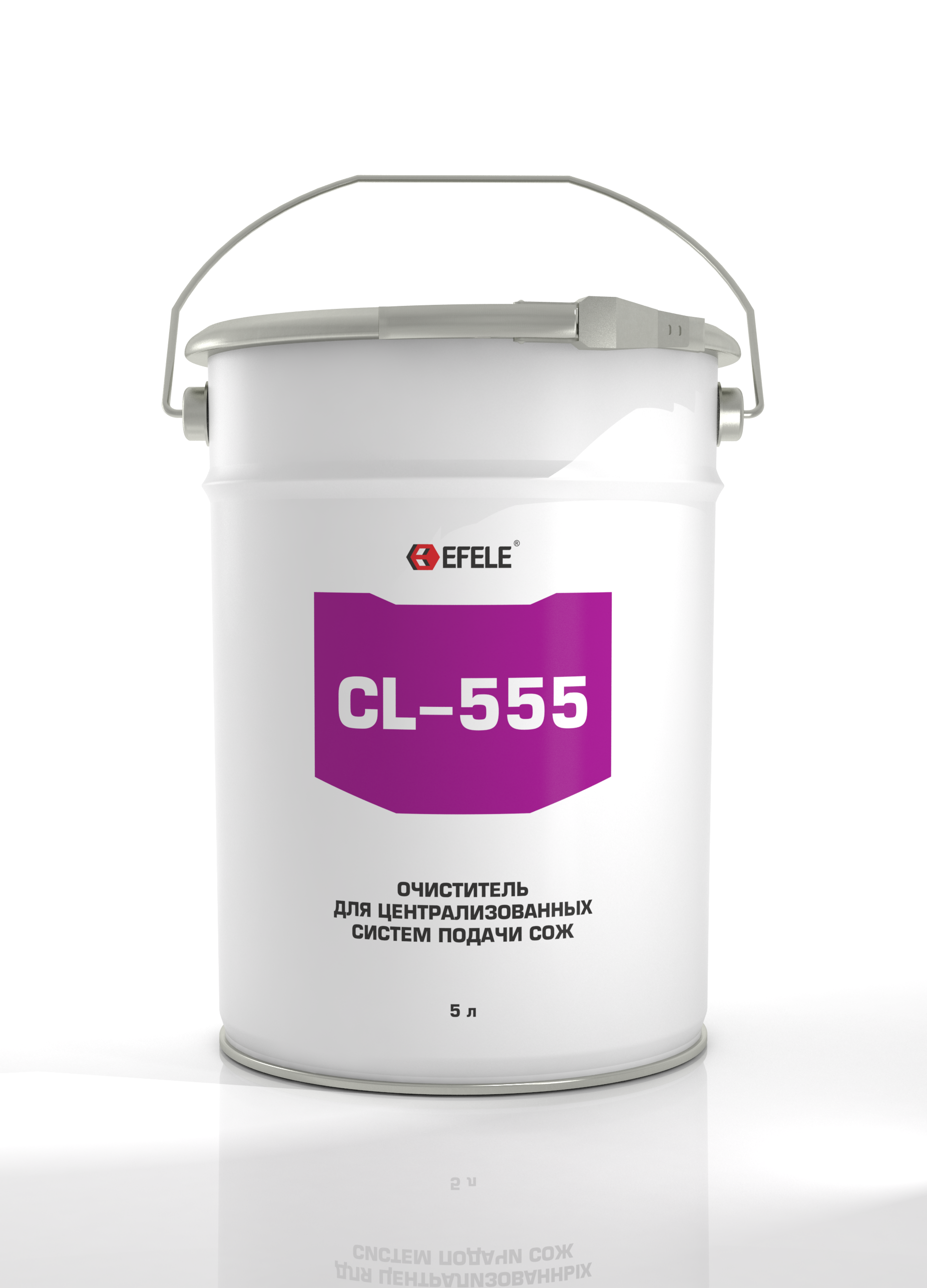 фото Очиститель для систем подачи сож efele cl-555 (5 л)