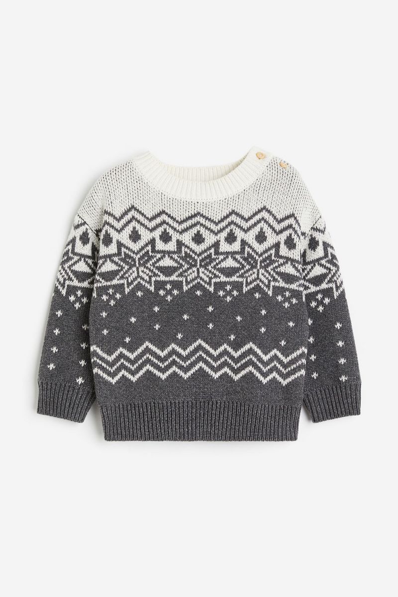 

Джемпер детский H&M 1189216, темно-серый, 104, 1189216
