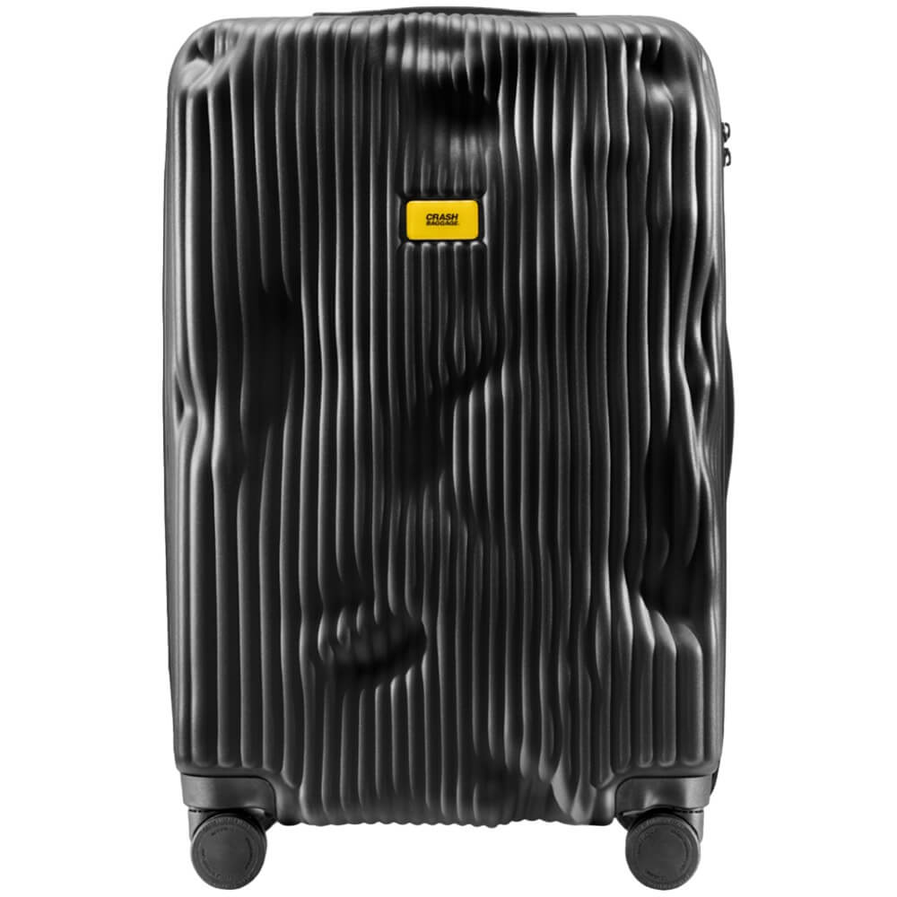 Чемодан унисекс Crash Baggage STRIPE Medium 4w чёрный, 68х45х26 см
