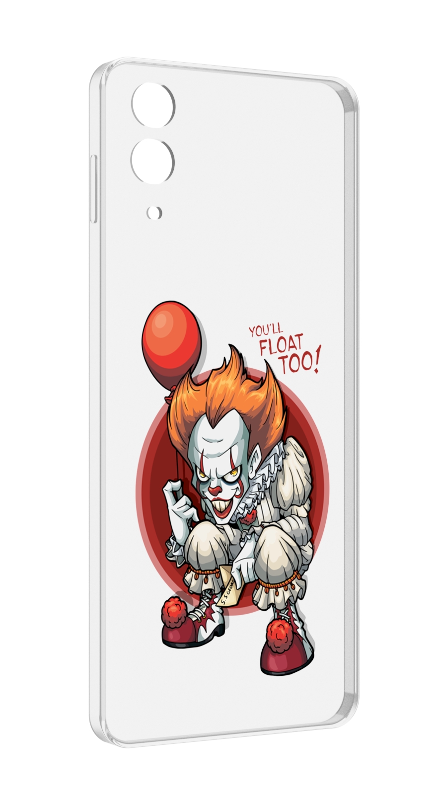 

Чехол MyPads одетый-клоун для Samsung Galaxy Z Flip 4 (SM-F721), Прозрачный, Tocco