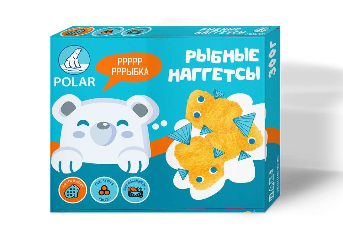 

Наггетсы рыбные Polar тресковые, в панировке, 300 г