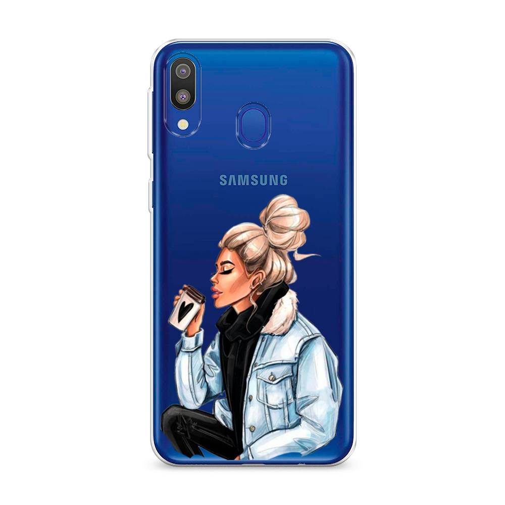 

Чехол Awog на Samsung Galaxy M20 "Cute girl", Разноцветный, 27450-7