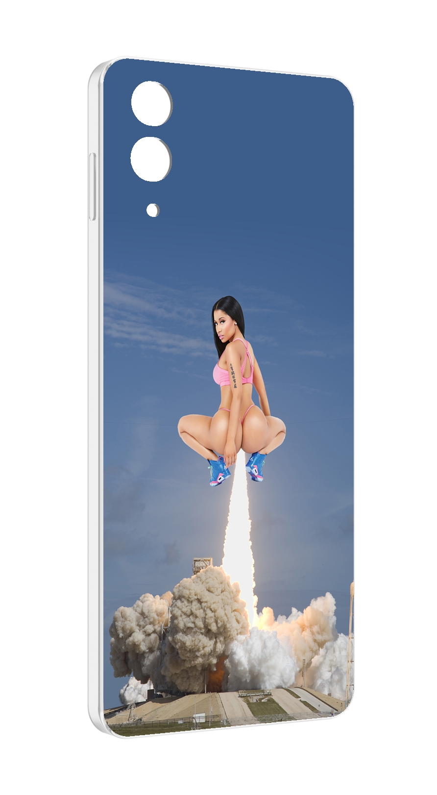 

Чехол MyPads ники-минаж-ракета детский для Samsung Galaxy Z Flip 4 (SM-F721), Прозрачный, Tocco
