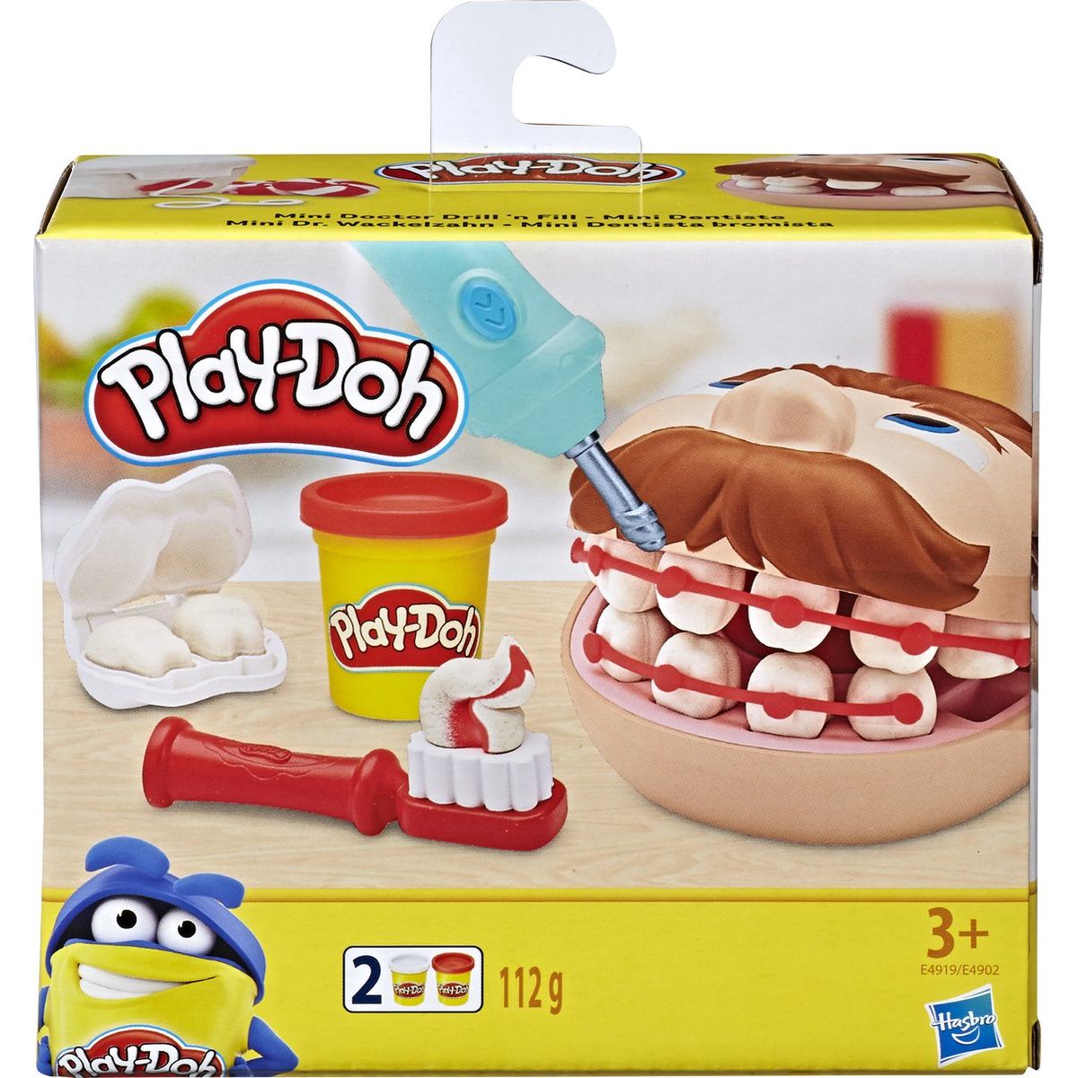 Набор для лепки Play-Doh мини Зубастик E4919EU80 набор для лепки игровой play doh мистер зубастик