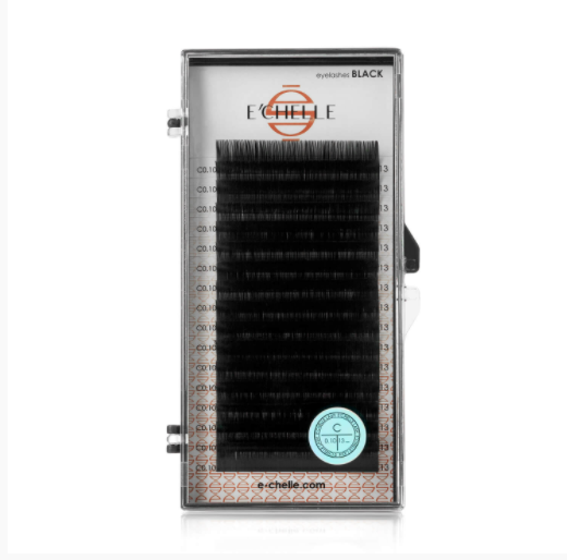 

РЕСНИЦЫ E'CHELLE BLACK M (M 0.10 07 mm), Черный
