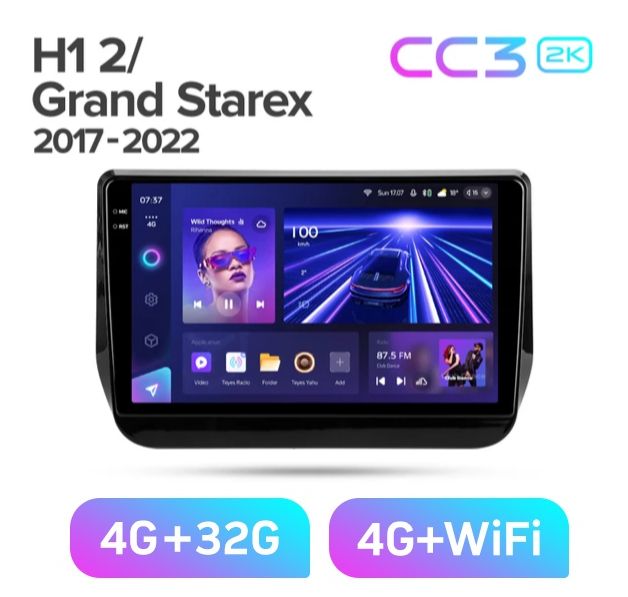 Магнитола TEYES HYUNDAI H1GRAND STAREX 2017гCC3 2K 432 ГБ 3389000₽
