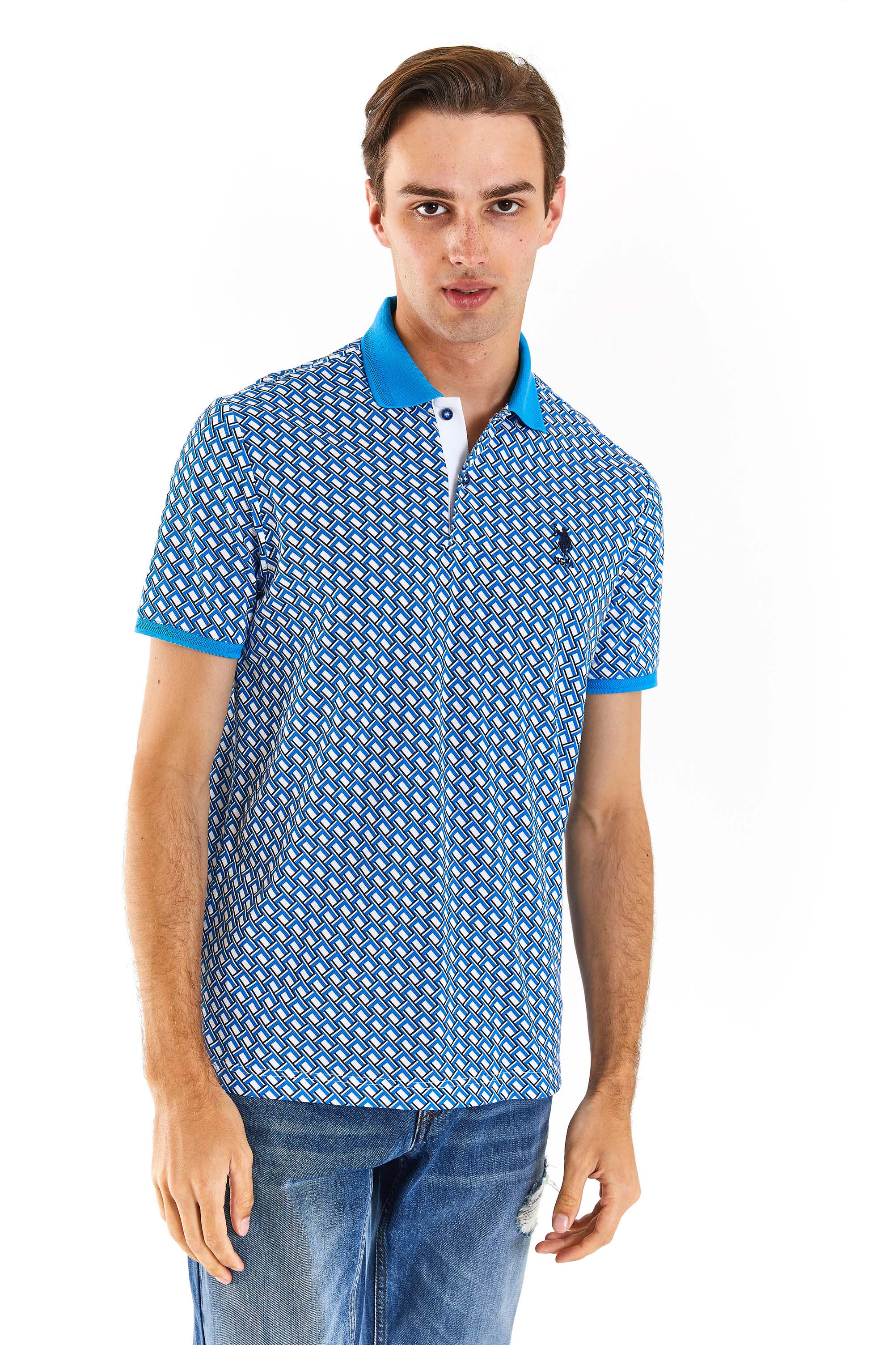 

Футболка мужская U.S. POLO Assn. G081SZ0110SAGUNTO синяя XS, Синий, G081SZ0110SAGUNTO