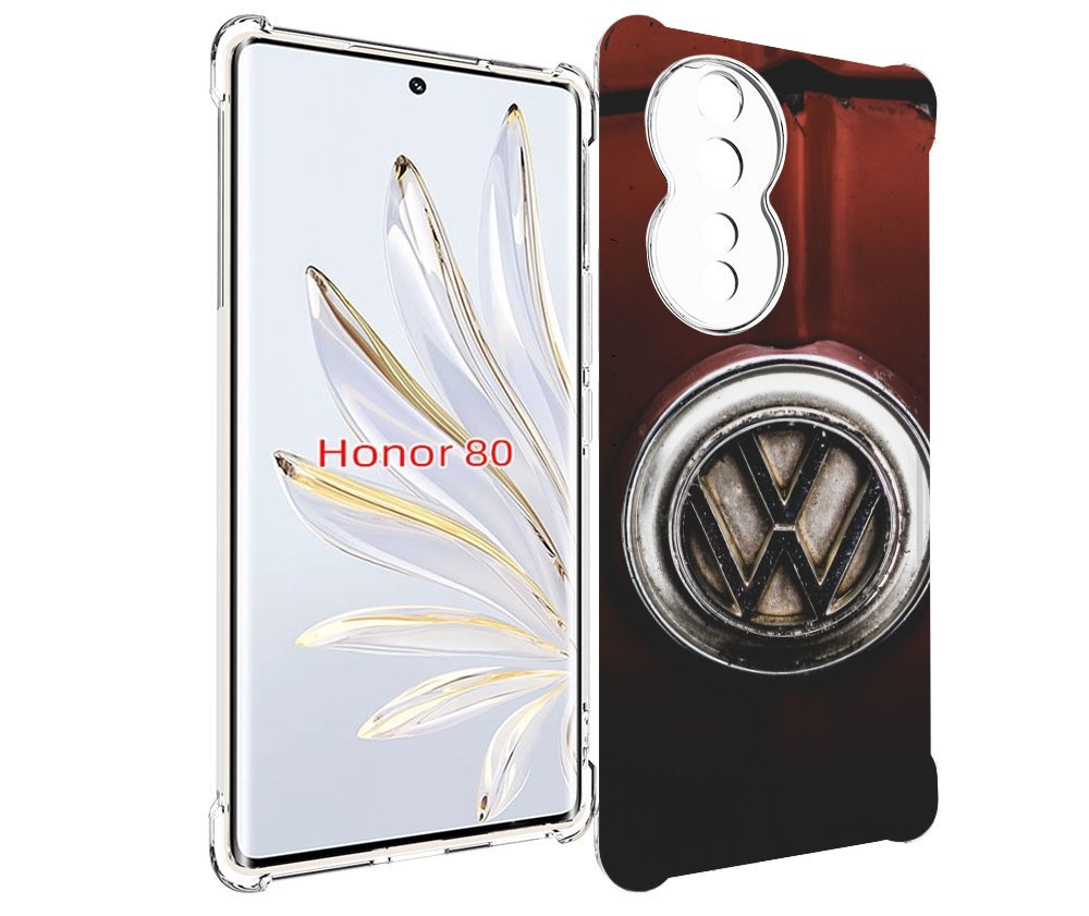 

Чехол MyPads volkswagen 1 мужской для Honor 80, Прозрачный, Tocco