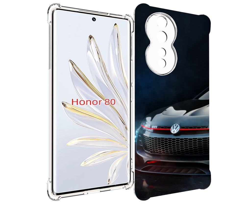 

Чехол MyPads volkswagen 2 мужской для Honor 80, Прозрачный, Tocco