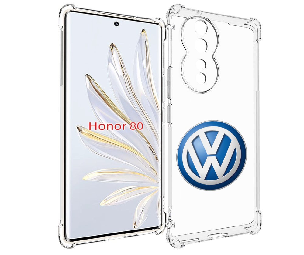 

Чехол MyPads volkswagen мужской для Honor 80, Прозрачный, Tocco
