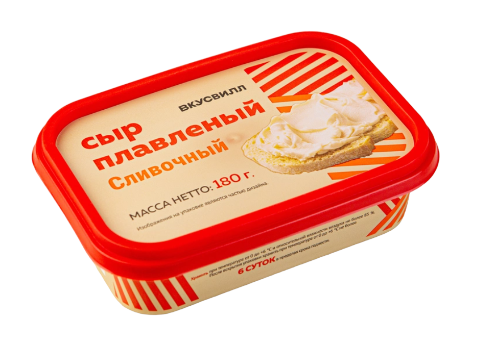

Сыр плавленый ВкусВилл Сливочный 180 г