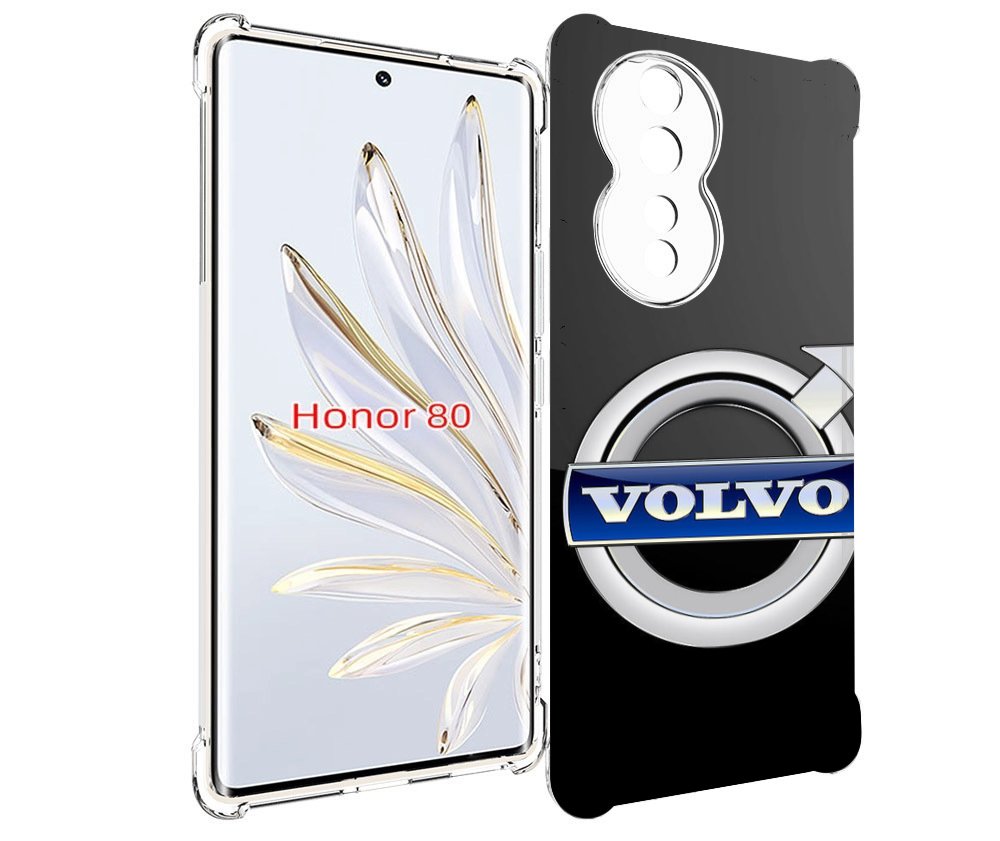 

Чехол MyPads volvo 2 мужской для Honor 80, Прозрачный, Tocco
