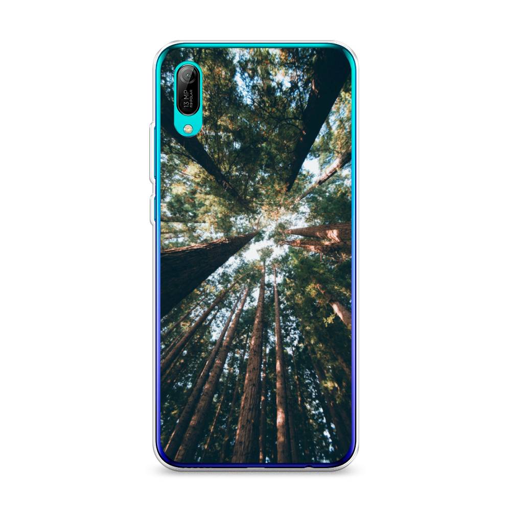 

Чехол Awog на Huawei Y6 Pro (Prime) 2019 "Лес 18", Зеленый;коричневый, 68150-4