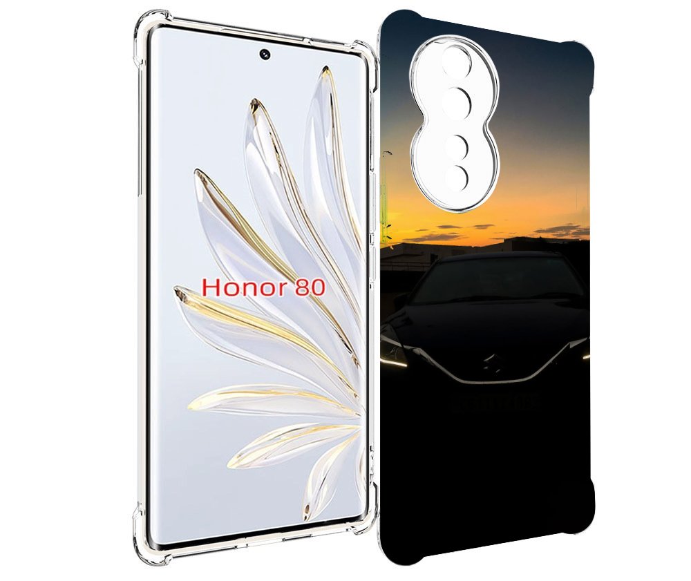 

Чехол MyPads suzuki 2 мужской для Honor 80, Прозрачный, Tocco