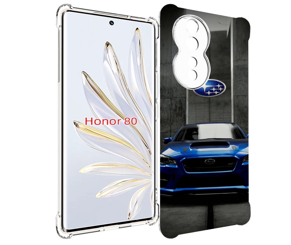 

Чехол MyPads subaru 1 мужской для Honor 80, Прозрачный, Tocco