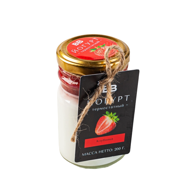 

Йогурт ВкусВилл термостатный клубника 2,5% 200 г