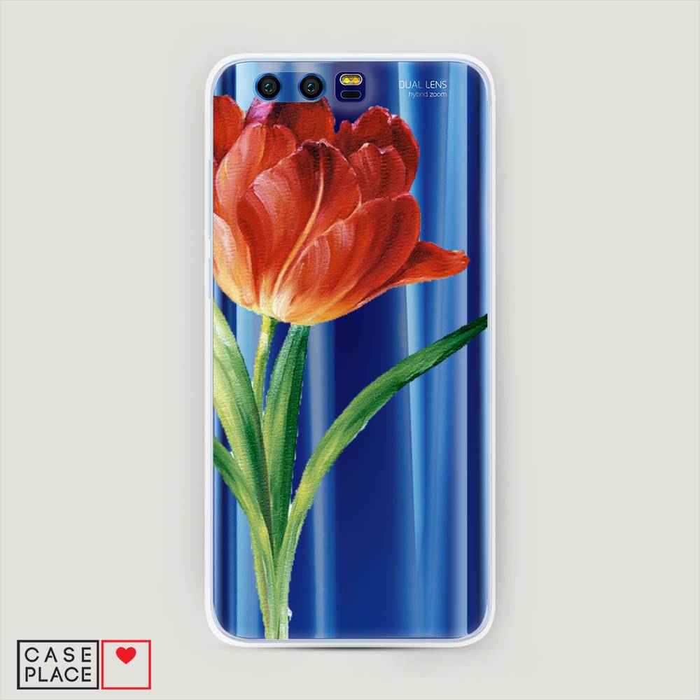 

Чехол Awog "Красный тюльпан" для Honor 9