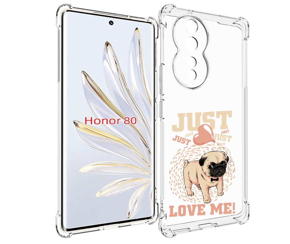 

Чехол MyPads Люби меня для Honor 80, Прозрачный, Tocco