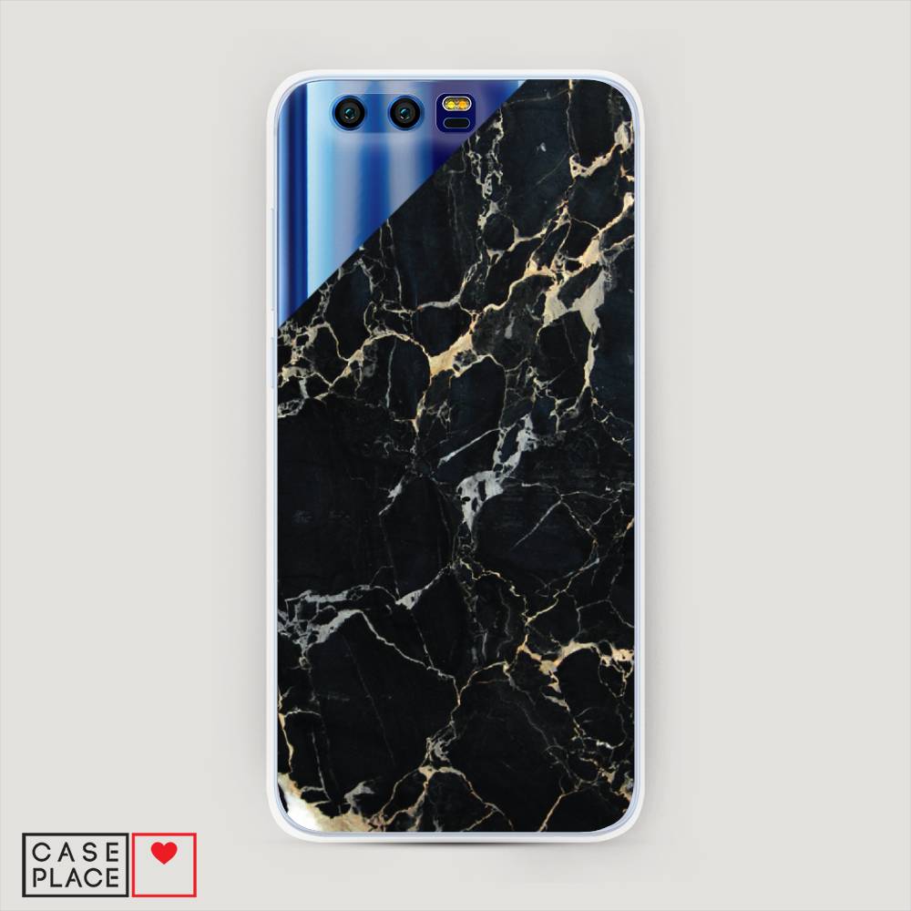 

Чехол Awog "Черный мрамор уголок" для Honor 9