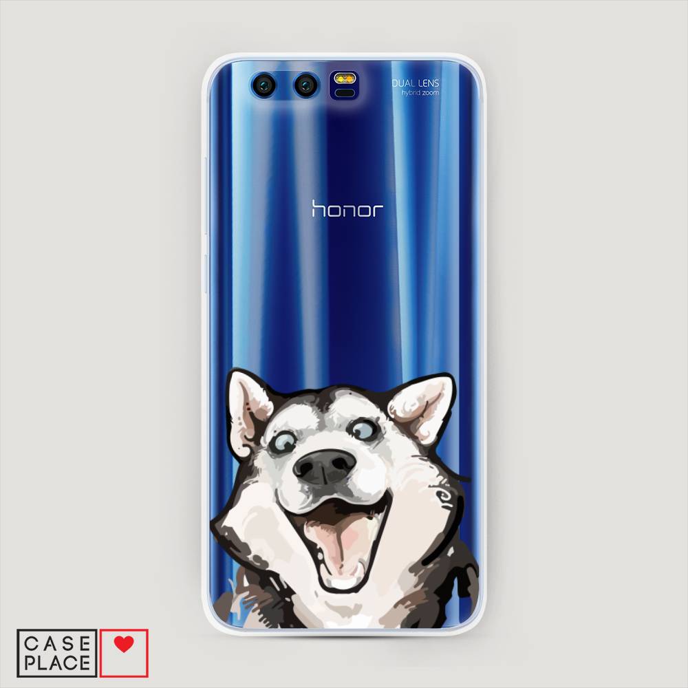 

Чехол Awog "Радостный хаски" для Honor 9