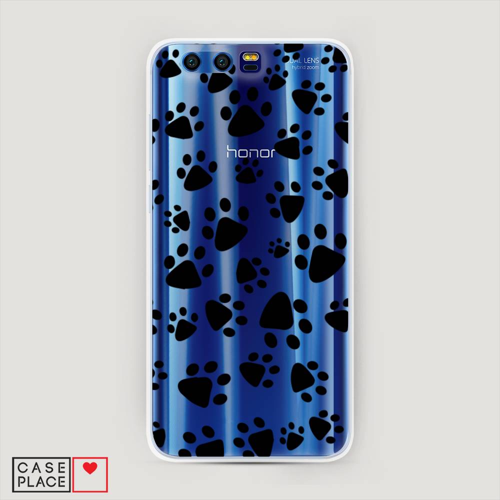 

Чехол Awog "Лапки черные" для Honor 9