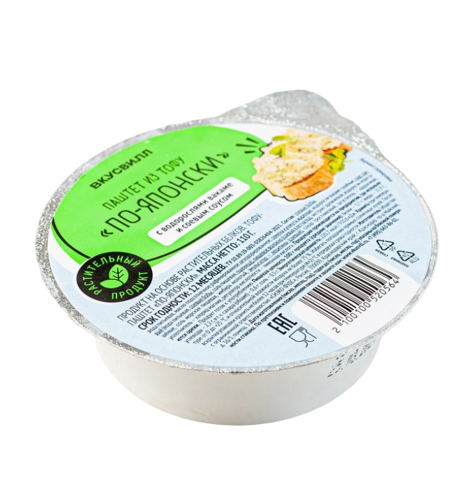 

Паштет из тофу ВкусВилл По-японски 110 г