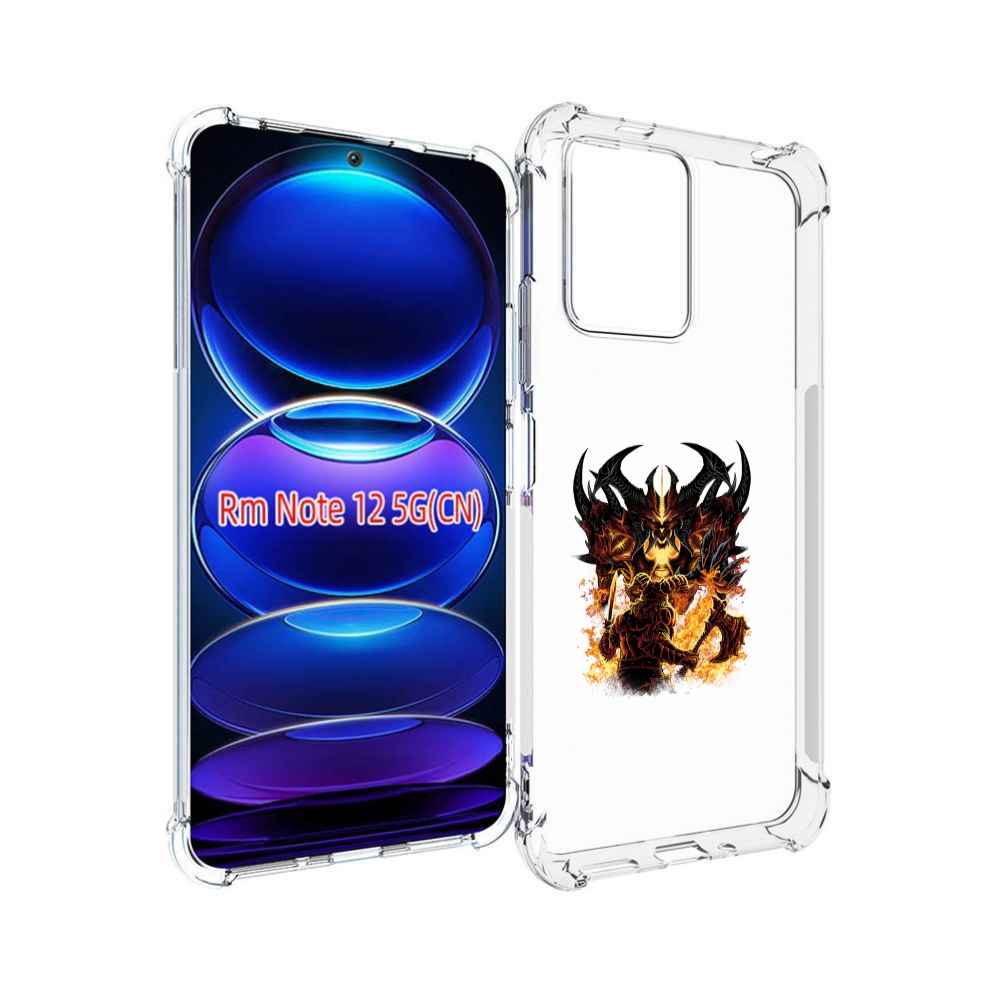 

Чехол MyPads демон shadow fiend для Xiaomi Redmi Note 12, Прозрачный, Tocco