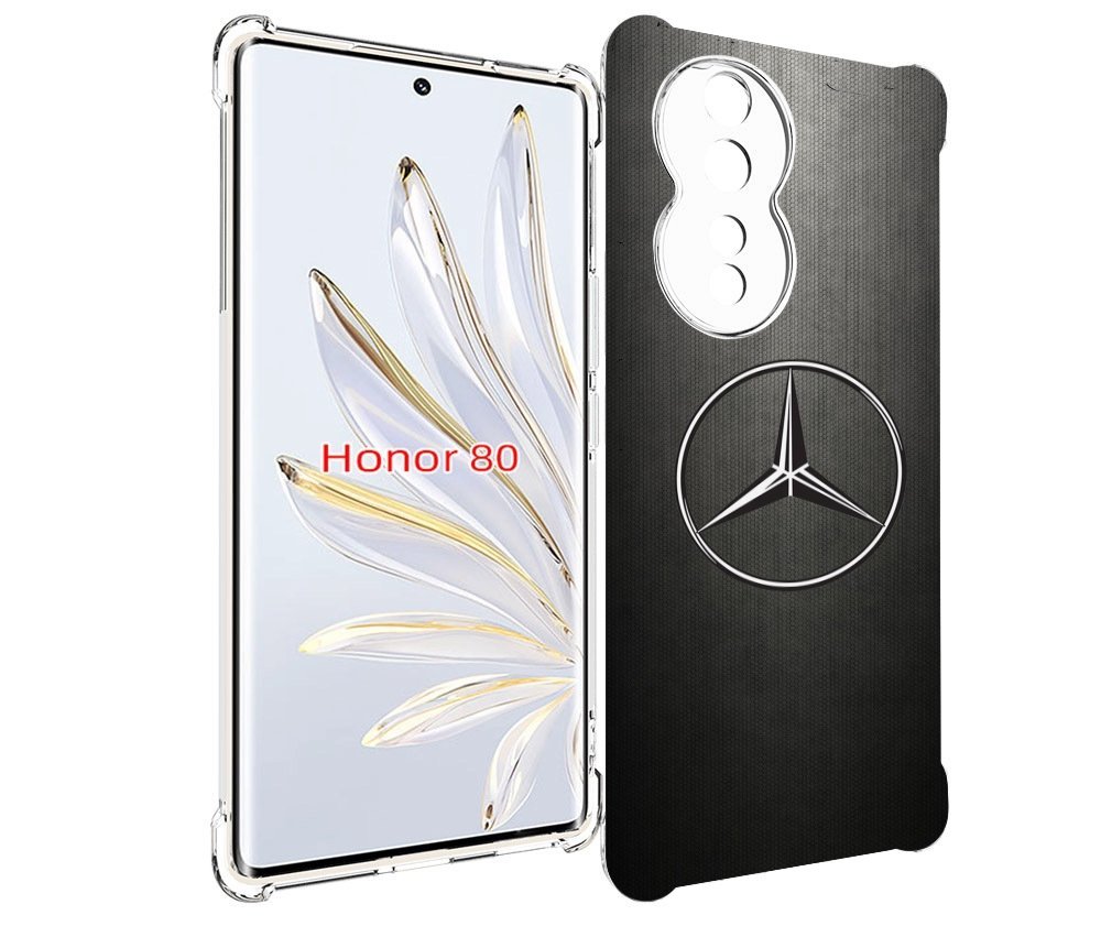 

Чехол MyPads mercedes 3 мужской для Honor 80, Прозрачный, Tocco