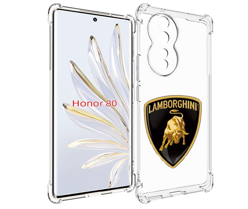 

Чехол MyPads lamborghini-2 для Honor 80, Прозрачный, Tocco