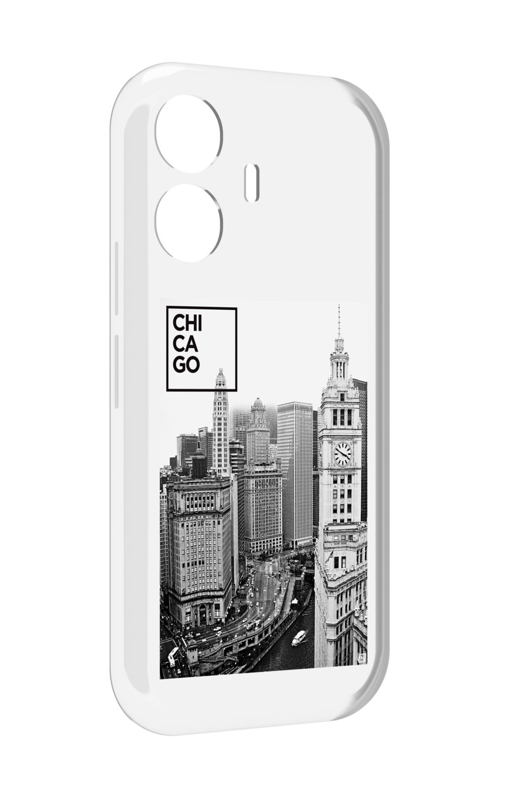 

Чехол MyPads черно белый чикаго для Vivo Y77E / Vivo iQOO Z6 Lite, Прозрачный, Tocco