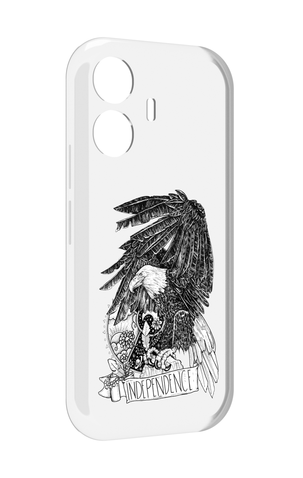 

Чехол MyPads черно белый сокол для Vivo Y77E / Vivo iQOO Z6 Lite, Прозрачный, Tocco